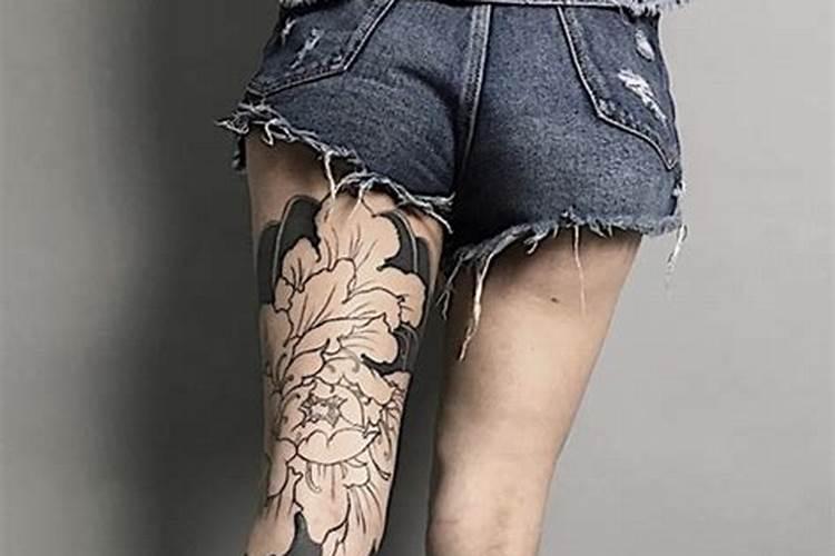 大腿纹身纹什么最旺运女
