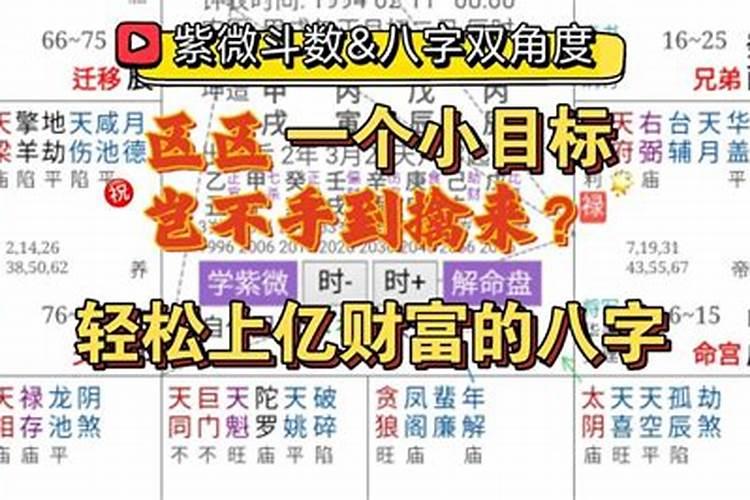 亿万富翁八字特征,看看你有没有？