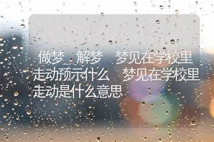 梦见离开学校