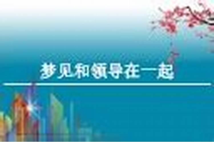 梦见自己和一个大老板一起工作