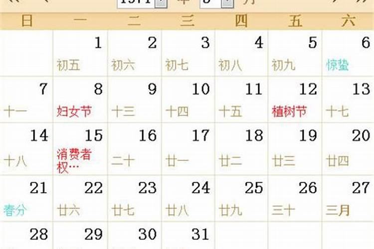 1971立夏农历几月几日几时