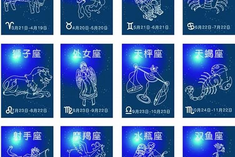 十二星座的出生日期及对应性格