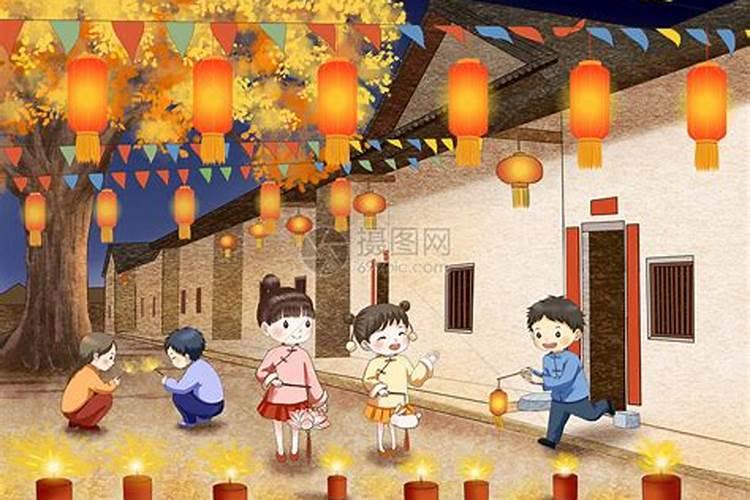 中秋放花灯是什么意思