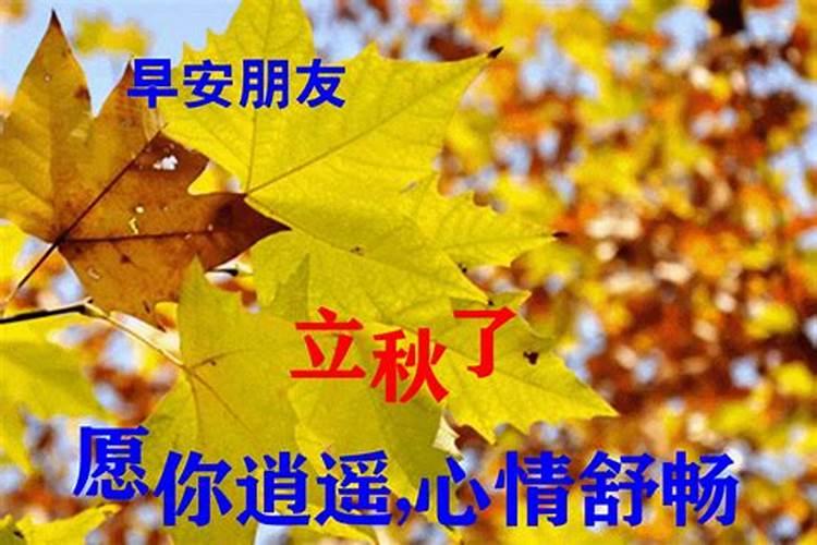 今日立秋发朋友圈说说短句(立秋祝福语:唯美短句)