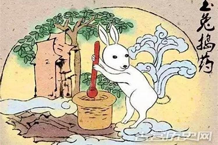 有关中秋节玉兔的来历50字