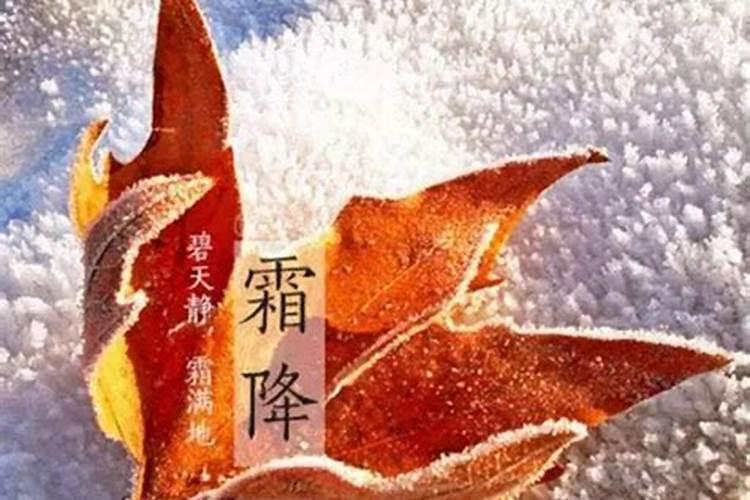 霜降的小知识