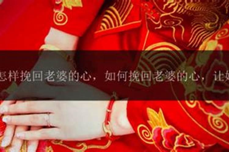 自己错了怎么挽回老婆的心