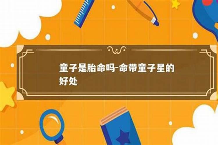 时柱有童子代表什么