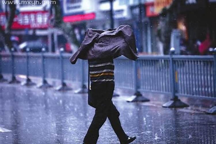 梦见卖场家具被雨淋