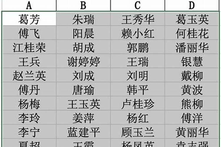 随机500个普通名？