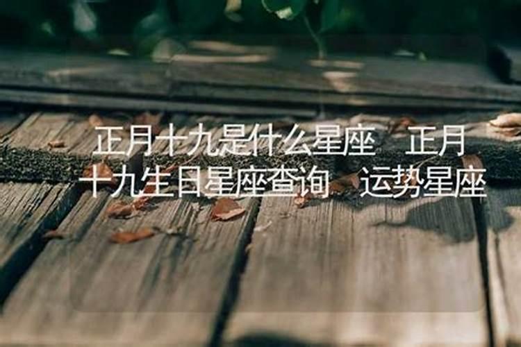 1991年公历2月19日(农历正月初五)是什么星座啊