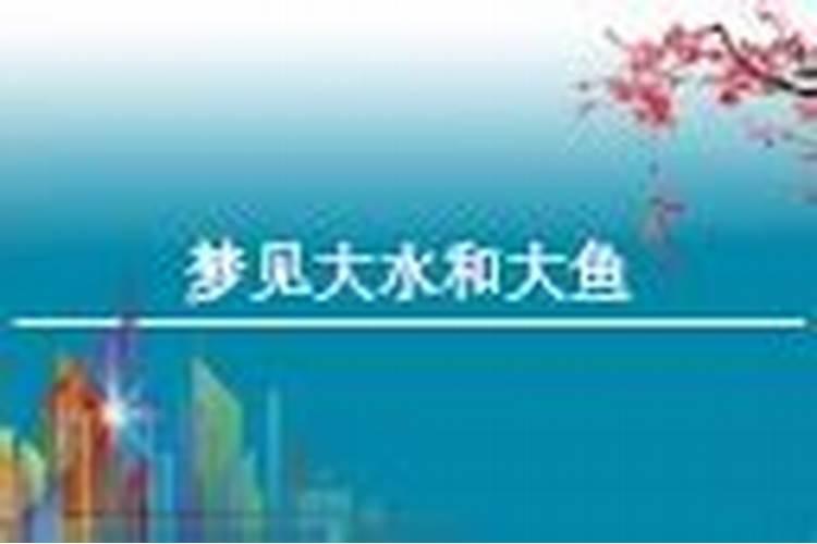 梦见大海涨水有很多鱼的预兆