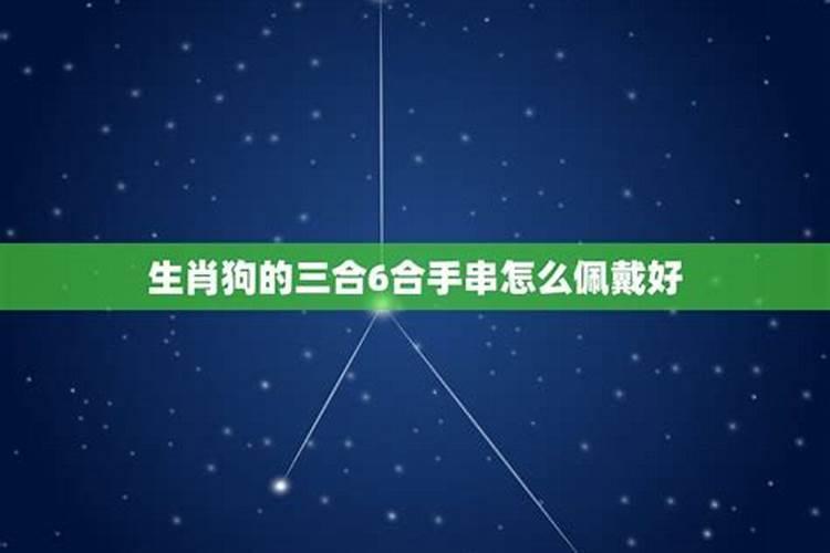 狗的三合和六个合生肖是什么