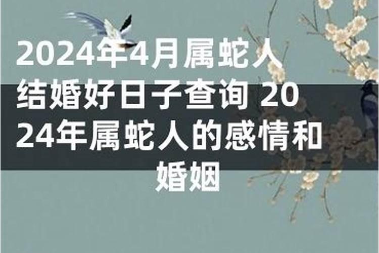 属蛇四月份运势如何