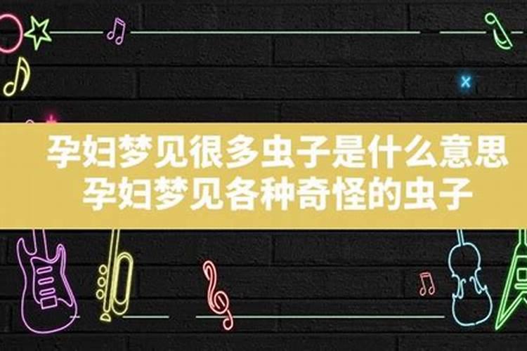 梦见多虫子到身上咬我的预兆