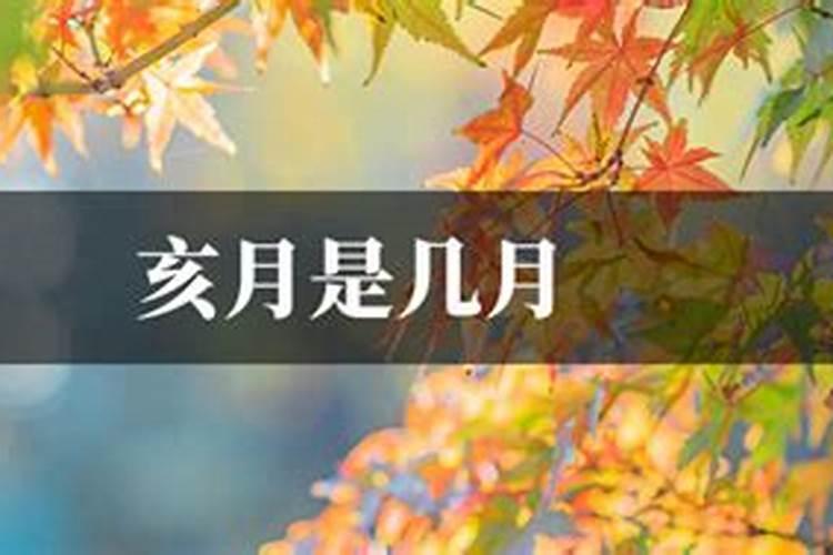 十二地支对应月份