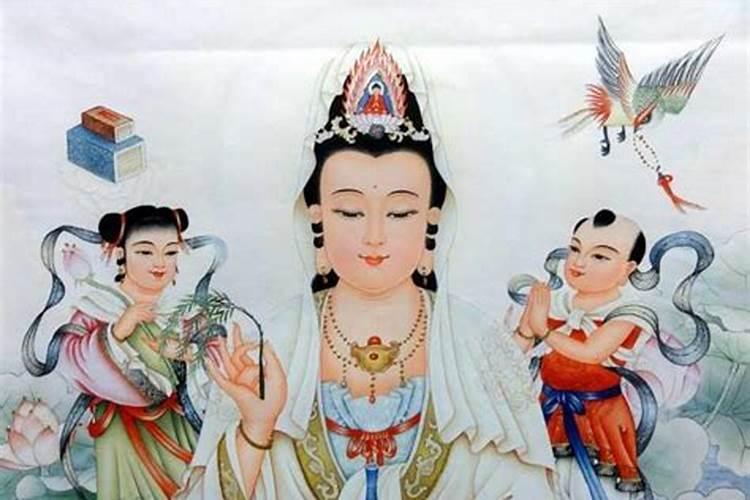 站在财神旁边的两位童子叫什么？