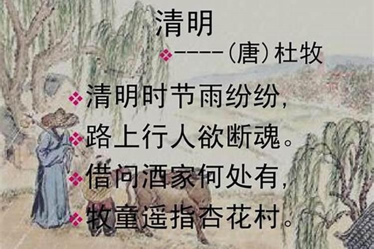 清明这首诗写了什么季节 清明这首诗季节介绍