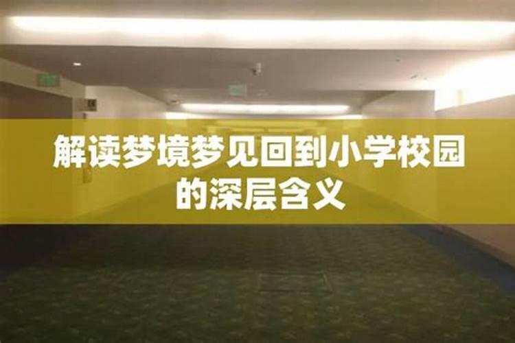 梦到自己小时候的学校,小学,初中,说明什么？