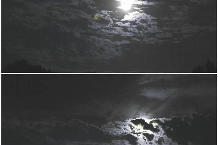 梦见中秋节赏月,月亮被慢慢被乌云遮住,天狗食乌云,乌云吃完的地方,就...