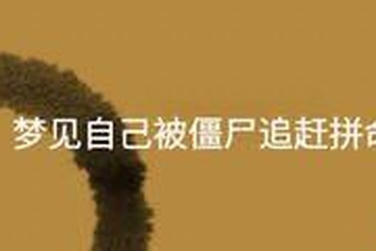 梦见僵尸追着自己跑的预兆