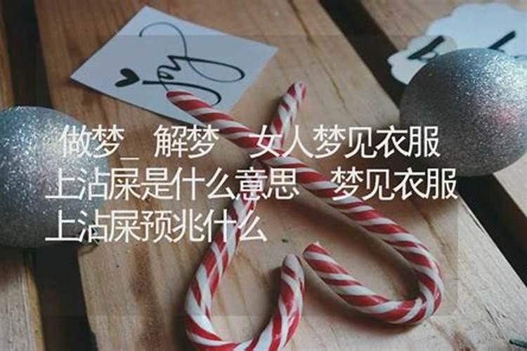 梦见衣服沾了粪便是啥兆头