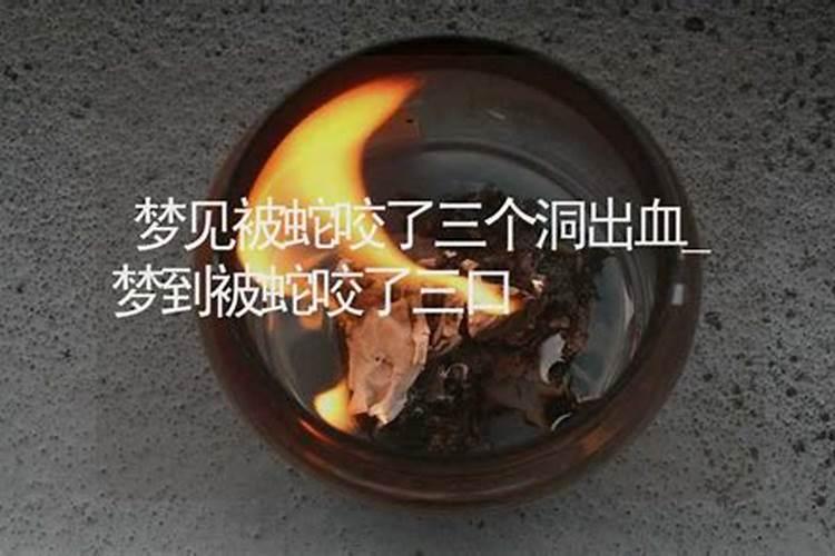 梦见被蛇连要咬三口的预兆