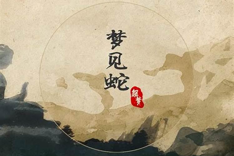 梦见斩蛇是什么征兆