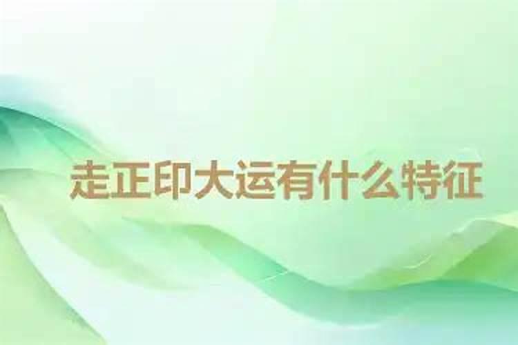 行大运正印是什么意思？