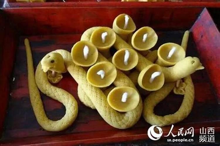 岢岚县民间的捏油灯