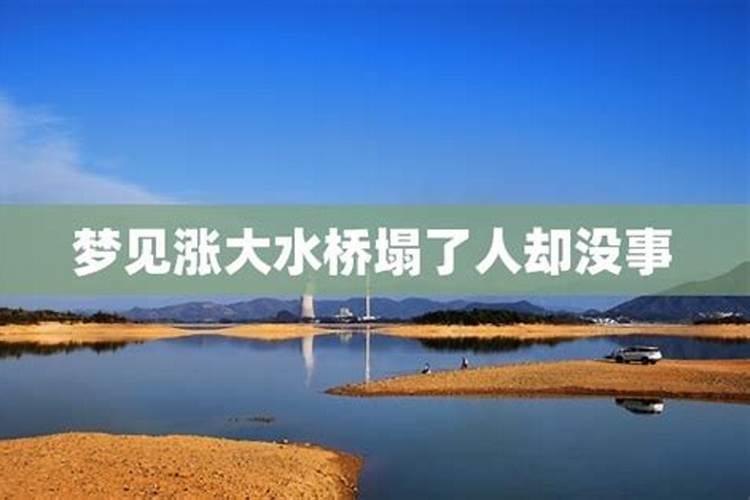 梦见我周围有好大的水有的人就跳下去了,我也跟着跳下去了什么意思？