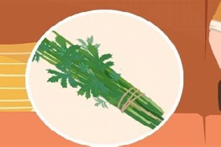端午节一般门上插几个艾草