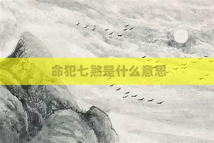 算命七煞是什么意思