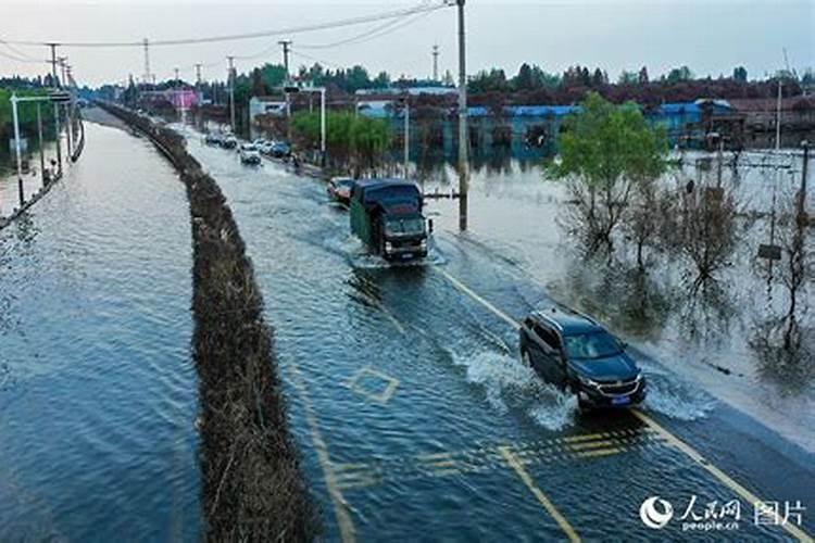 梦见大水淹路在水里走代表什么