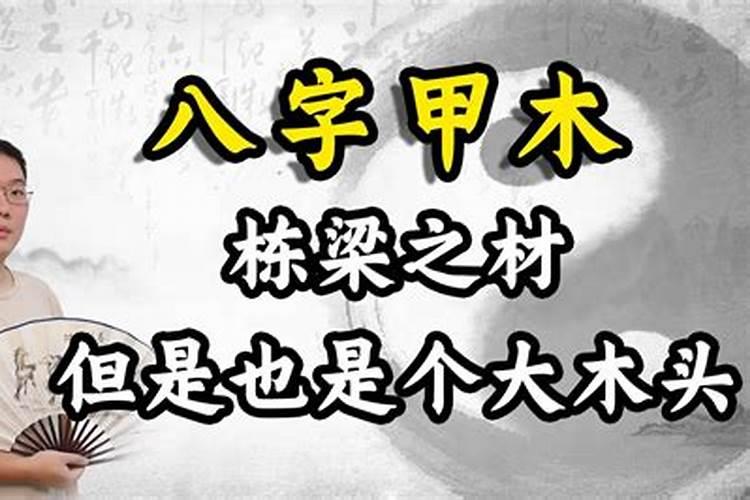 甲木命是怎么算出来的