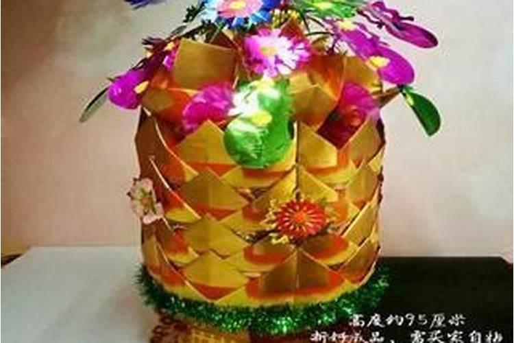 折纸绣球的制作方法