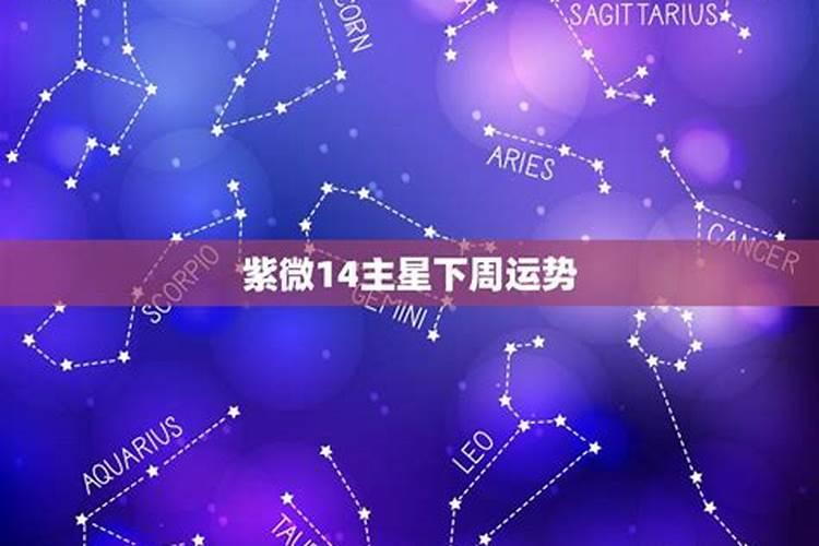 紫微十四主星5月好运榜