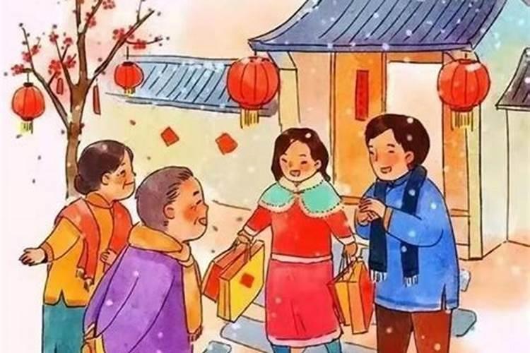 有关过年的习俗:请神和送神