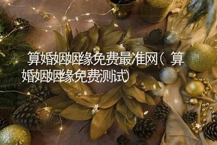 算婚姻姻缘免费软件