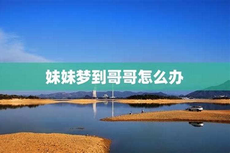 梦见哥哥预示什么
