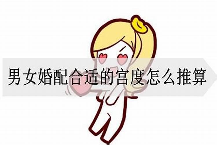 男女九宫婚配表怎么算,关于男女宫度数合婚(吕才合婚法)问题