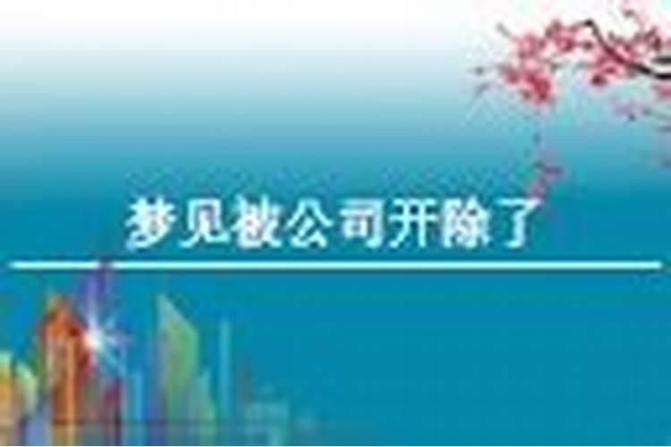 梦见我的工作被女领导开除了的预兆
