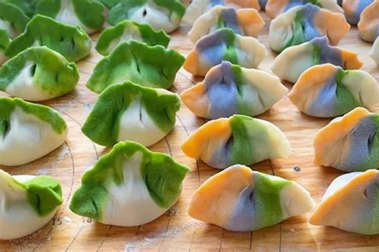 五彩水饺都是哪些蔬菜？