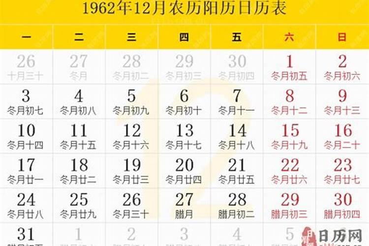 62年属虎男每月运势