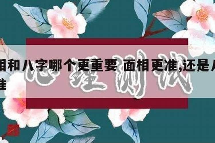 面相准呢还是八字准呢
