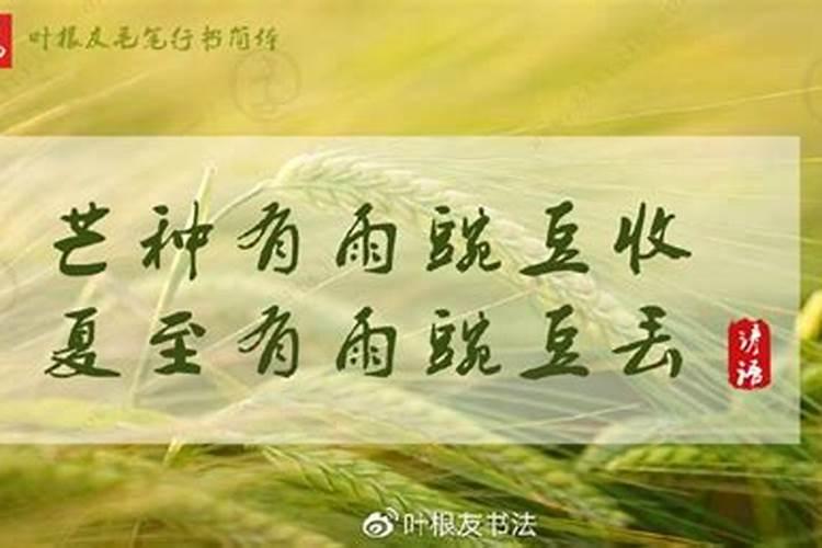 农谚顺口溜24节气