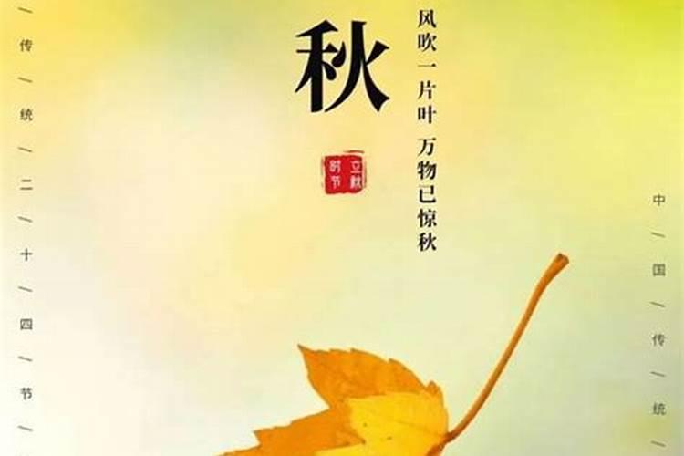 立秋和秋分有什么区别