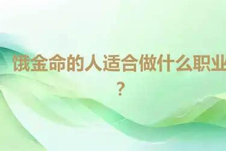 金命的人从事什么行业好？