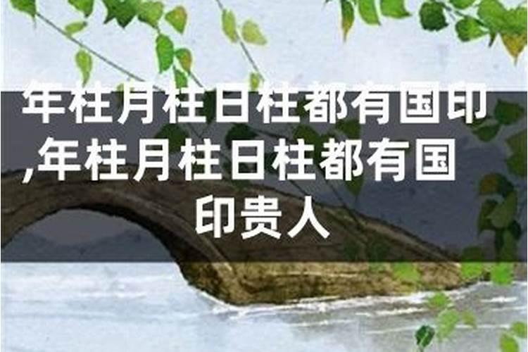 国印贵人在哪柱最好