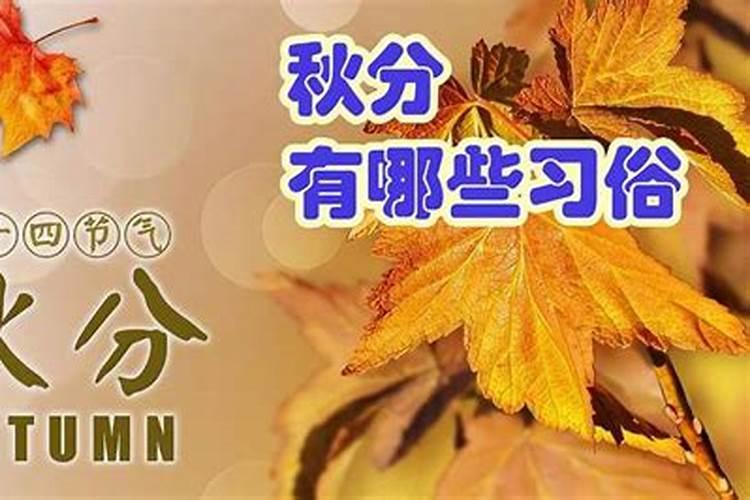 秋分习俗有哪些